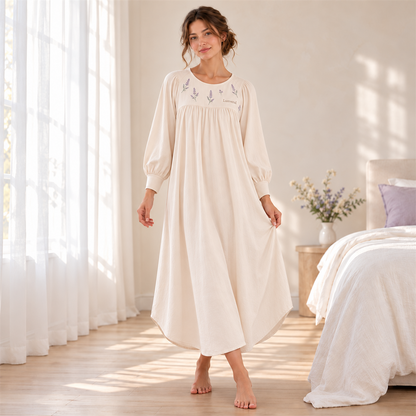 Lunveral Cloud Ruffle Sleep Dress
