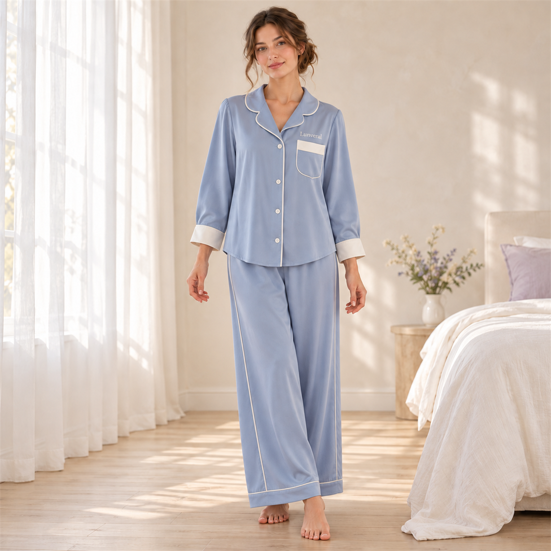 Lunveral Blue Hour Pajama Set