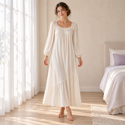 Lunveral Cloud Ruffle Sleep Dress