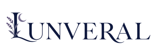 Lunveral women's sleepwear logo on transparent background
